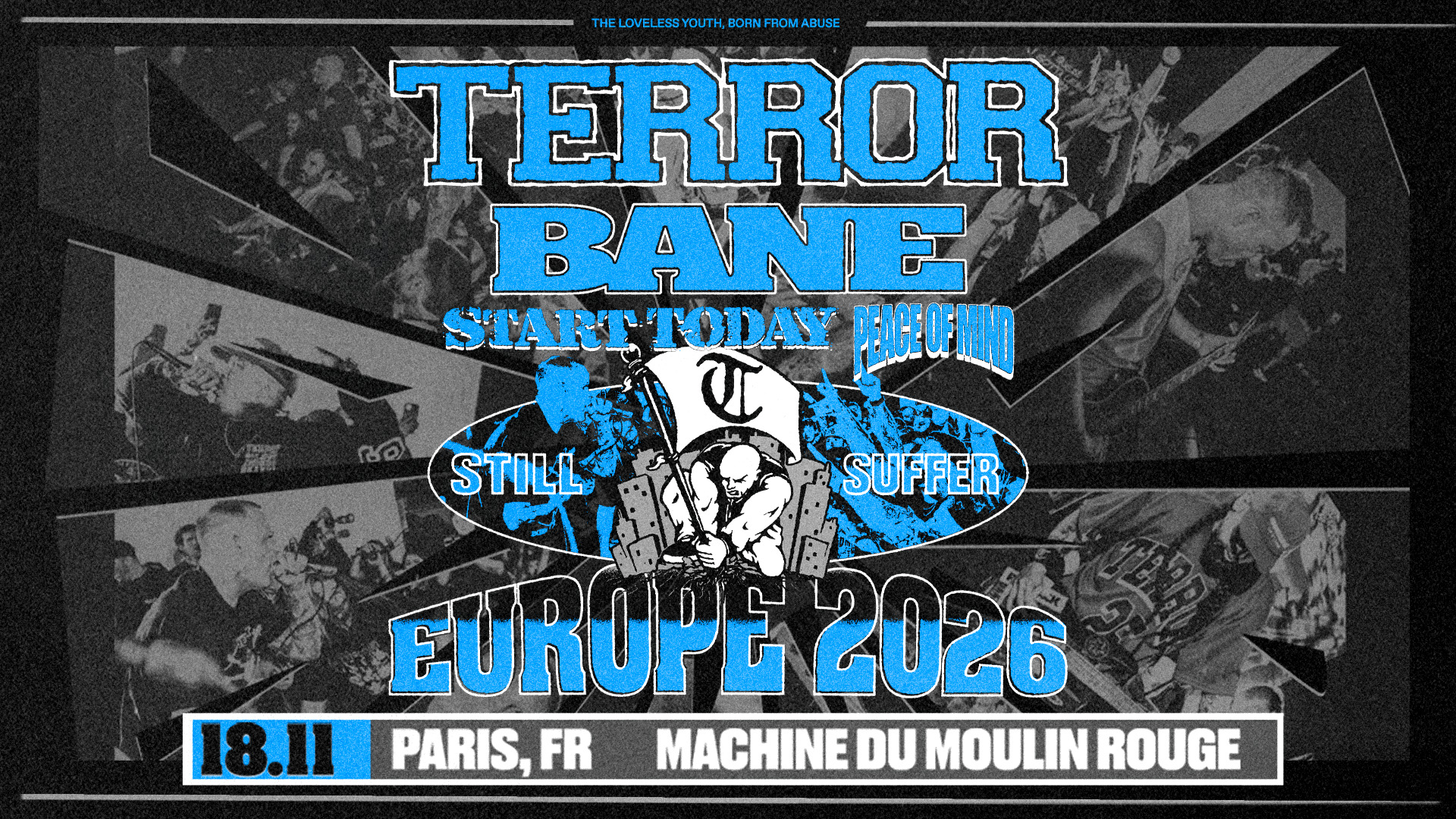 Terror + Bane + Start Today + Peace Of Mind flyer
