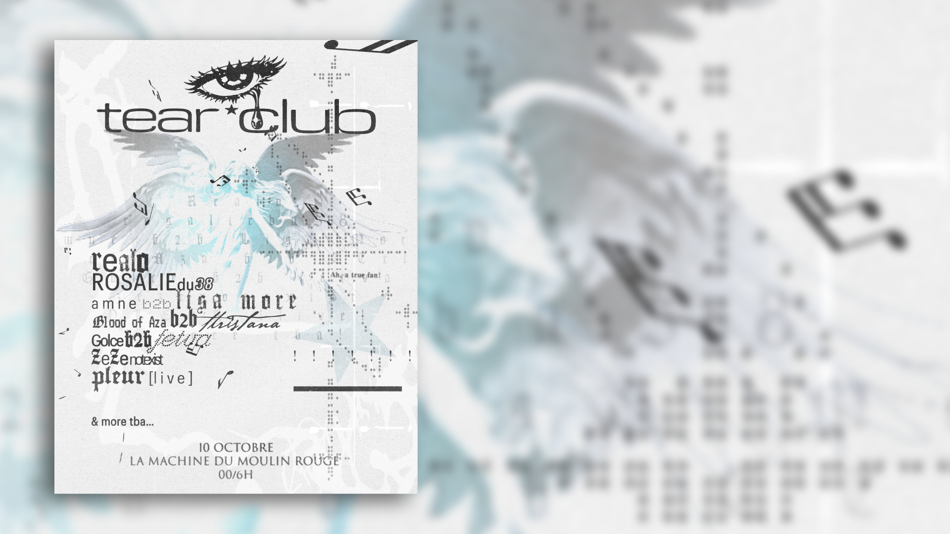 Tear Club flyer